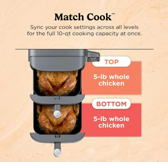 Ninja SL400 DoubleStack XL 2-Basket Air Fryer